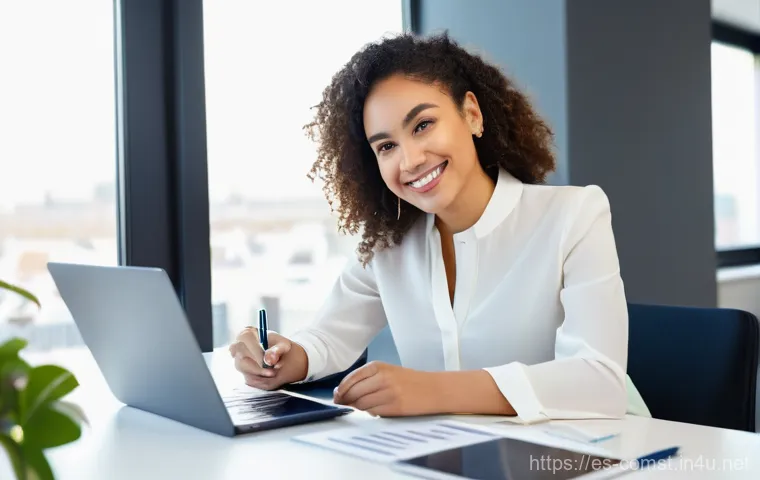 리소스 관리 및 최적화 - **Financial Empowerment and Digital Budgeting:** A vibrant, high-definition image featuring a confid...