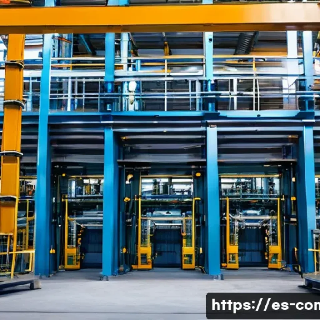 스마트 팩토리 설계 - Here are three detailed image prompts in English, designed to capture the essence of a modern, intel...