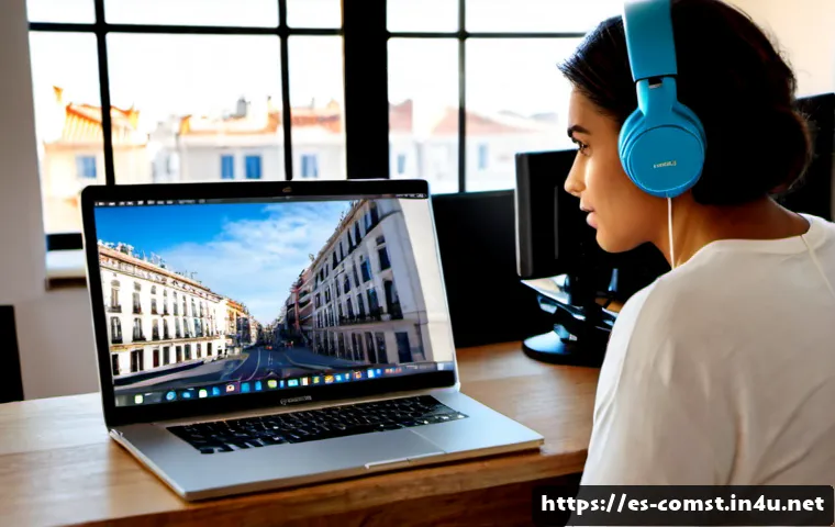 Home 17 멀티미디어 콘텐츠 생성 - Photorealistic modern multimedia content creation studio in Madrid, a Spanish-speaking creator editi...